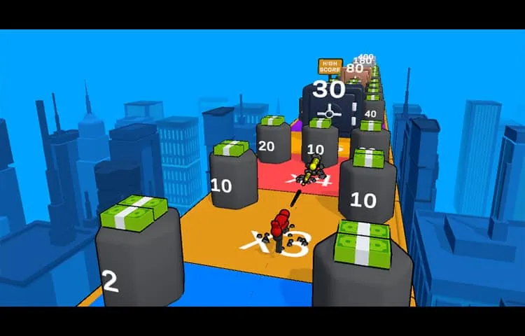 Human Stickman Gun