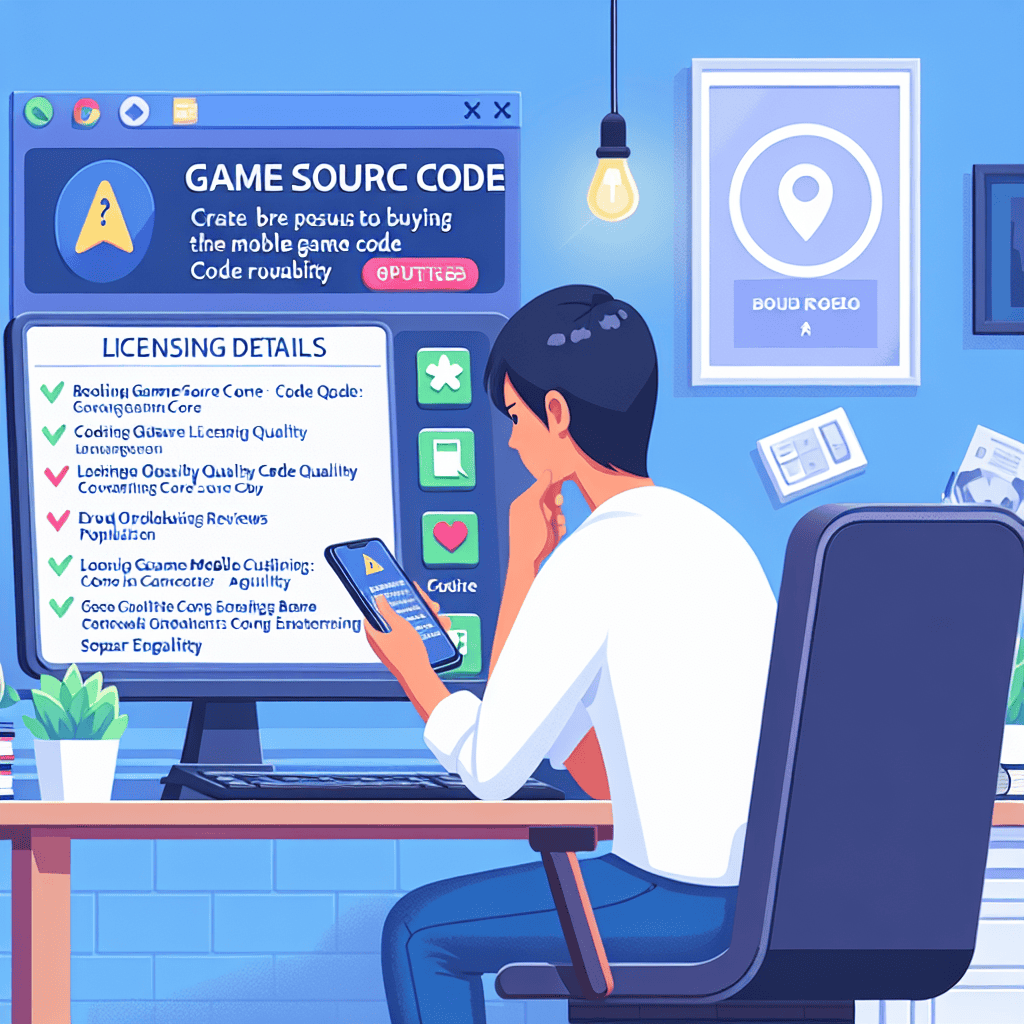 Best practices when buying mobile game source code
