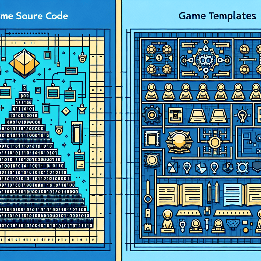 Game source code vs game templates: What's the difference?
