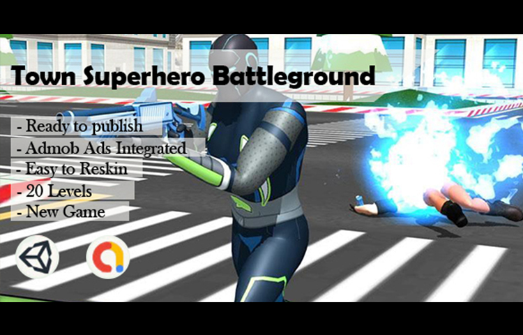 Superhero Battleground Unity Game