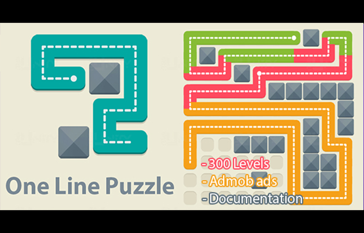 one line puzzle unity