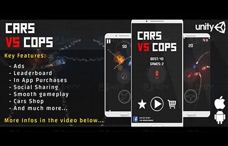 Car vs Cops unity