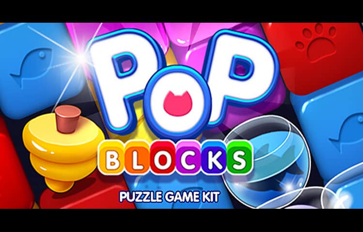 POP Blocks Puzzle Match Game Kit unity